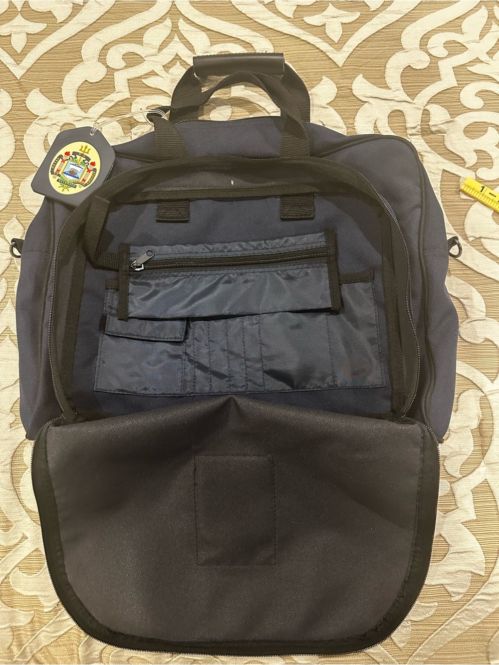 Navy Blue United States Naval Academy Messenger Bag - Picture 3 of 14